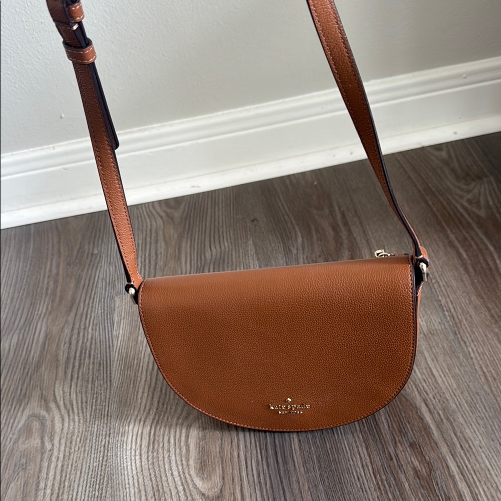 Brown Leather Crossbody Bag